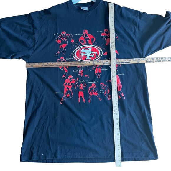 4XL men’s San Francisco 49ers team t-shirt 2009-10 pro crux - Picture 11 of 11